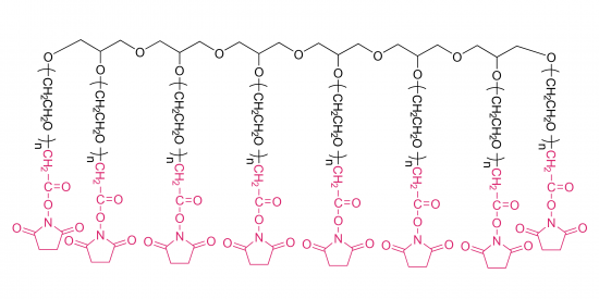  8 brazos Polietileno  glicol succinimidilo carboximetilo éster (HG) 