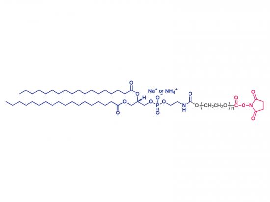 α-succinimidil-ω-diestearoil-sn-glicero-3-fosfoetanolamino poli (etilenglicol) 