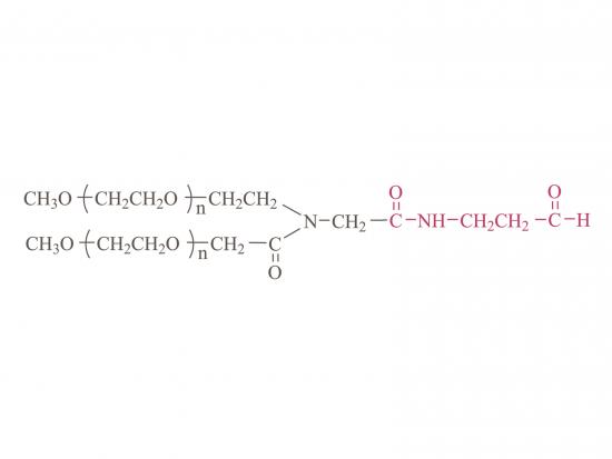 Metoxipoliol (etilenglicol) propionaldehído (gly01) de 2 brazos