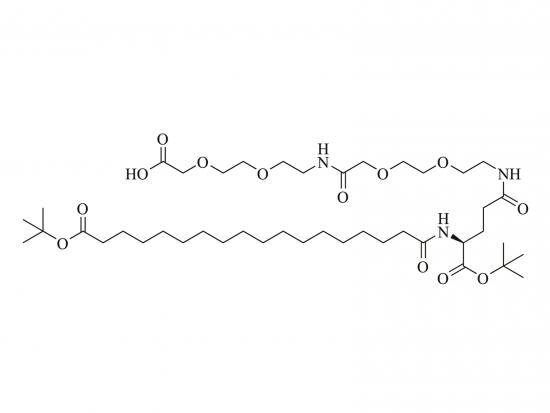 (s) -22- (terc-butoxicarbonil) -43,43-dimetil-10,19,24,41-tetraoxo-3,6,12,15,42-pentaoxa-9,18,23-ácido triazatetratetracontanoico [tbuo -ste-glu (aeea-aeea-oh) -otbu] cas: 1118767-16-0 
