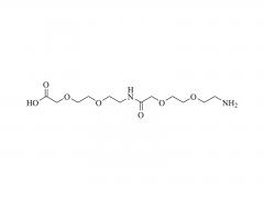 Ácido 17-amino-10-oxo-3,6,12,15-tetraoxa-9-azaheptadecanoico [aeea-aeea]