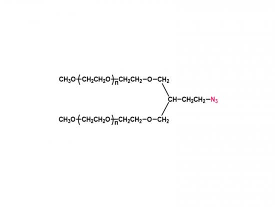 Azida de metoxipoli (etilenglicol) de 2 brazos (PT02)