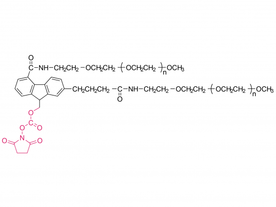 Metoxipolio de 2 brazos (etilenglicol) carbonato de succinimidilo (fluoreno) (ba) 