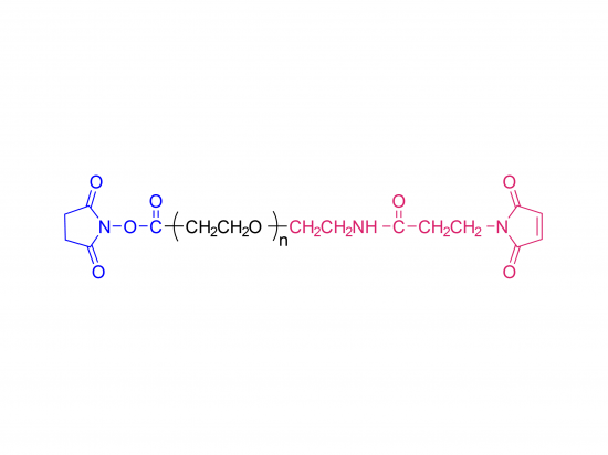 α-succinimidil propionato-ω-maleimidil poli (etilenglicol) 