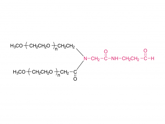 Metoxipolio de 2 brazos (etilenglicol) propionaldehído (gly01) [peg-cho de 2 brazos (gly01)] 
