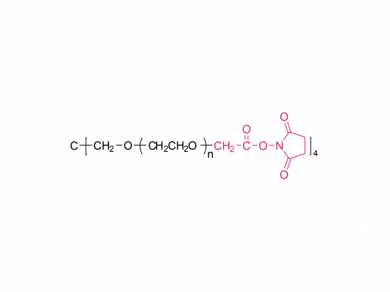 Poli (etilenglicol) 4 succinimidil carboximetil éster de 4 brazos 