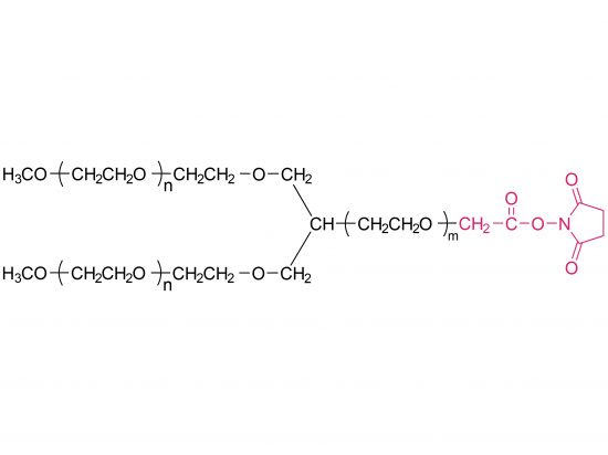 poli (etilenglicol) succinimidil carboximetil éster en forma de y (y1pt02) 
