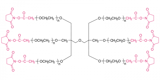 Ester de succinimidil carboximetilo de poli (etilenglicol) de 6 brazos (dp) 