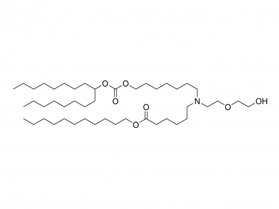 6-((7-(((heptadecan-9-iloxi)carbonil)oxi)heptil)(2-(2-hidroxietoxi)etil)amino)hexanoato de undecilo [Análogo-2 de HUO] 