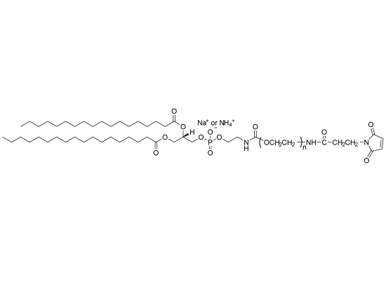 α-maleimidil-ω-diestearoil-sn-glicero-3-fosfoetanolamino poli (etilenglicol) 