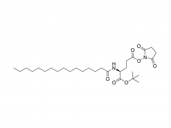 nα-palmitoil- (l) -glutamic acid-γ-succinimidyl-α-tert-butyl ester [pal-glu (osu) -otbu] 