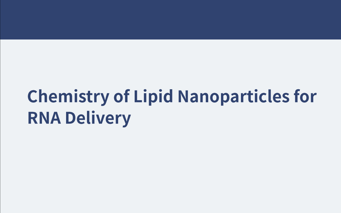 Química de nanopartículas lipídicas para la administración de ARN