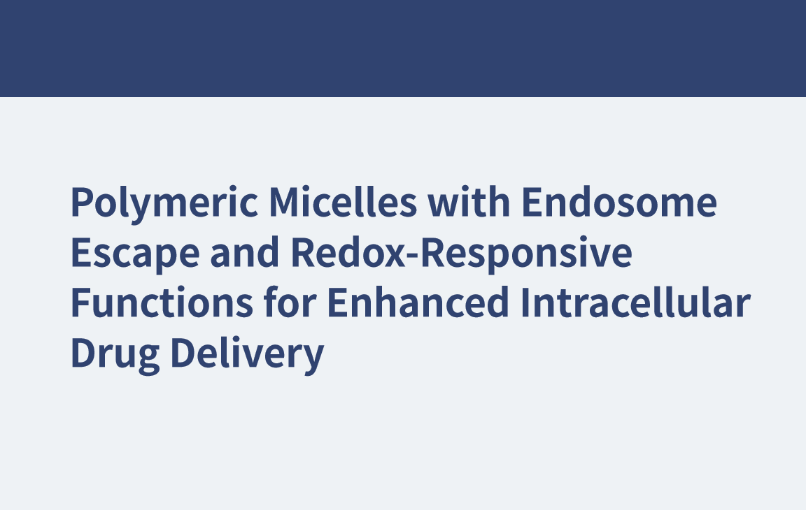Micelas poliméricas con escape de endosoma y funciones de respuesta redox para mejorar la administración intracelular de fármacos